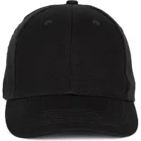 K-Up Baseballpet - 6 panelen KP194 - Black - One size