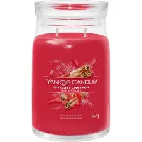 Yankee candle - Sparkling Cinnamon Large Jar Geurkaars - 90 branduren - twee lonten