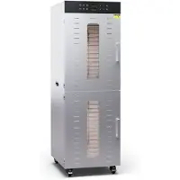 Klarstein Krachtige hetelucht food dehydrator met veel ruimte - het gezonde & veilige keukenapparaat - makkelijk te gebruiken & makkelijk schoon te maken als broodrooster & keukenmachine