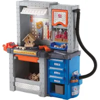 Step2 Speelgoedwerkbank Deluxe Workshop | Werkbank voor kinderen incl. 50-delige accessoire-set | Kunststof speelgoed