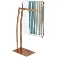 Relaxdays Handdoekhouders + handdoekhaken, Handdoekhouder