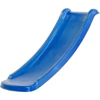 Axi Sky120 Glijbaan in Blauw - 118 cm | AanbouwGlijbaan van Kunststof voor Platformhoogte 60cm | Aanbouw element voor speelhuisje / speeltoestel