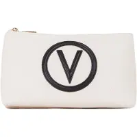 Valentino Utensil zak Covent Soft Cosmetic Case Naturale / Nero Crème