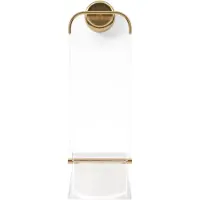 Maytoni LED-wandlamp Cabaret, messing / goud, Woon-/ Eetkamer, metaal, LED wandlamp