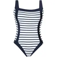 Sunflair Badpak donkerblauw / wit