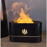 Benson LED luchtbevochtiger - Flame effect - 180 ml - USB Type-C - ABS materiaal