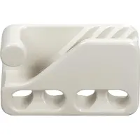 Clamcleat Fender klem - wit - zwart
