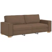 vidaXL 3-zitsbank Bruin 180 cm Stof