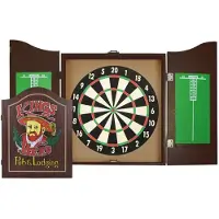 Equinox Dartbord Kabinet Set Pegasus- Inclusief 6 Dartpijlen