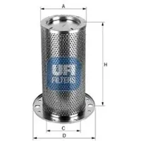 Ufi 27.041.00 Luchtfilter