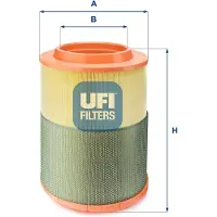 Ufi 27.B44.00 Luchtfilter
