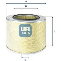 Ufi 27.D65.00 Luchtfilter