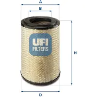 Ufi 27.B47.00 Luchtfilter