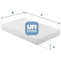 Ufi 53.454.00 Interieurfilter