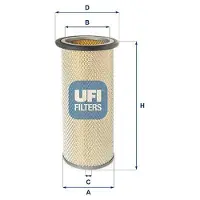 Ufi 27.D28.00 Luchtfilter