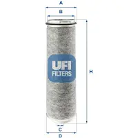 Ufi 27.432.00 Luchtfilter