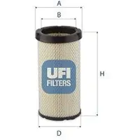 Ufi 27.411.00 Luchtfilter