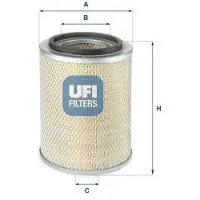 Ufi 27.447.00 Luchtfilter