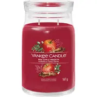 Yankee candle Geurkaars Large Jar Red Apple Wreath 567 Gr