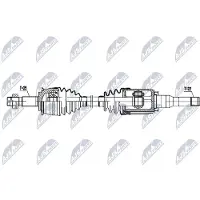 NTY NPW-DW-055 Aandrijfas