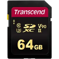 Transcend 64GB SDXC Class 10 UHS-II U3 MLC V90 (R 285 W 180)