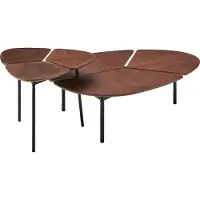 Loft 24 Lyra-Salontafelset - Bruin/Zwart