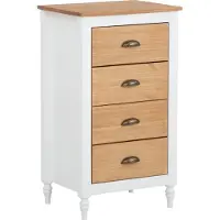 DOMUS Rio-Commode - 4-laden - Wit Grenen