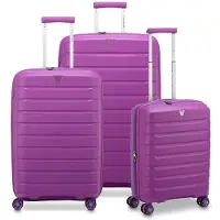 Roncato B-Flying Move 4 wielen Kofferset 3-delig met uitbreidingsplooi roze