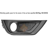 ISAM 3502718 Ventilatiegrille, bumper
