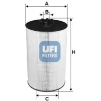 Ufi 25.097.00 Oliefilter