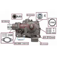 RICAMBI BRAC2834 Waterpomp