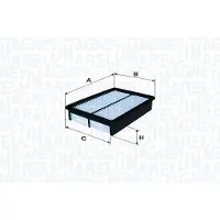 MAGNETI MARELLI 153071762505 Luchtfilter