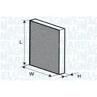 MAGNETI MARELLI 350203061950 Interieurfilter