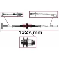 RICAMBI BRFR3617 Handremkabel