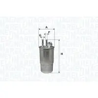 MAGNETI MARELLI 153071760251 Brandstoffilter