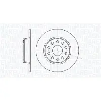 MAGNETI MARELLI 361302040367 Remschijf