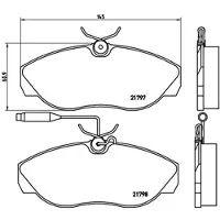 MAGNETI MARELLI 363700423068 Remblokken