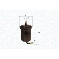 MAGNETI MARELLI 153071762557 Brandstoffilter
