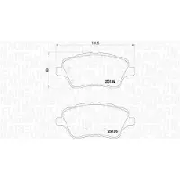 MAGNETI MARELLI 363700424151 Remblokken