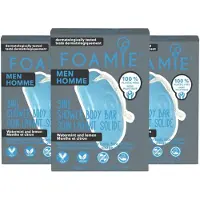 Foamie 3x Men 3-in-1 Bar Watermint & Lemon 90 Gr