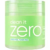 Banila Co Clean it Zero Green Peel Tonerpad | Veganistisch Koreaans Dual Textured voor zacht exfoliren | Groen Complex en LHA voor een gelijkmat