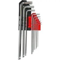 AWTOOLS INBUSSLUITEN ZWARTE LIJN 9 STUKS/BAL