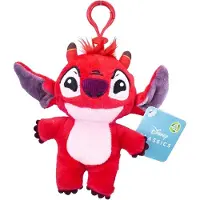 Disney Lilo & Stitch - Pluche - Bagclip - Knuffel - Sleutelhanger - 14cm - Rood - Stitch