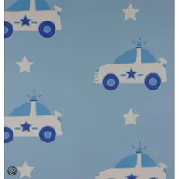 Dutch Wallcoverings Politie - Blauw