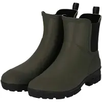 XQ - Regenlaarzen heren - Halfhoog - 100% rubber - Rubber laarzen heren - Outdoorlaarzen heren
