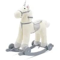 Baby Mix Einhorn , een schommel speeltje met melodie en wielen