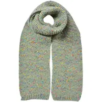 Clayre & Eef Wintersjaal Dames 14x146 cm Groen Synthetisch