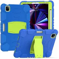 Romon Schokbestendige Samsung Galaxy Tab S7 FE Hoes – Hybride 3-Laags Bescherming
