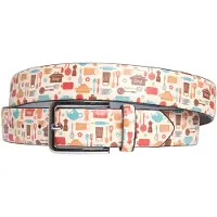 Lureaux Kitchery (Riem) - - Kleurrijke Riem - Designer Riem Met - Of Zonder - Print - Voor Heren