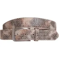 Lureaux Woven Sand (Riem) - - Kleurrijke Riem - Designer Riem Met - Of Zonder - Print - Voor Heren
